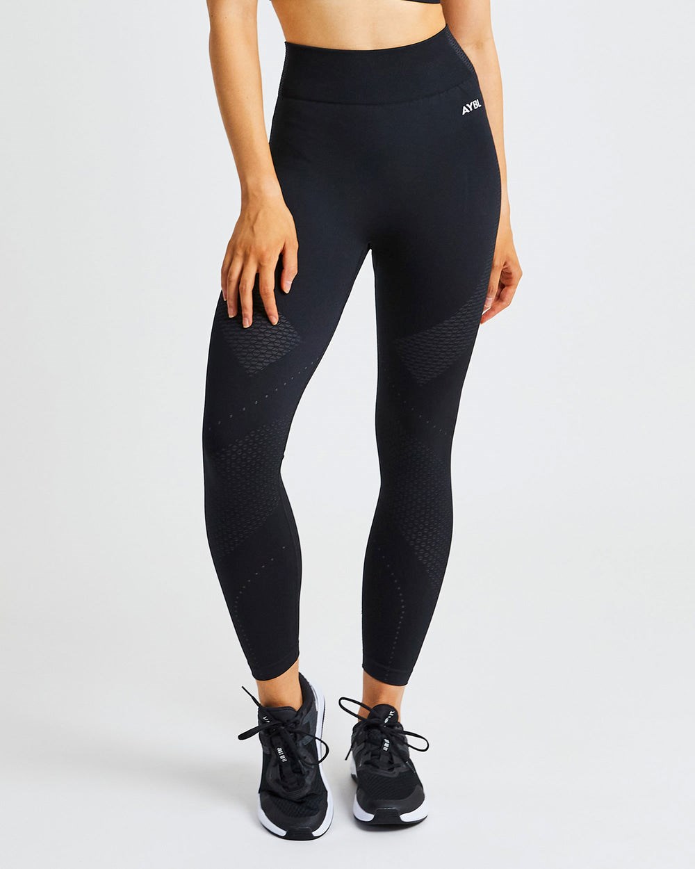 AYBL Ignite Seamless Leggings Negras | HVRES3927