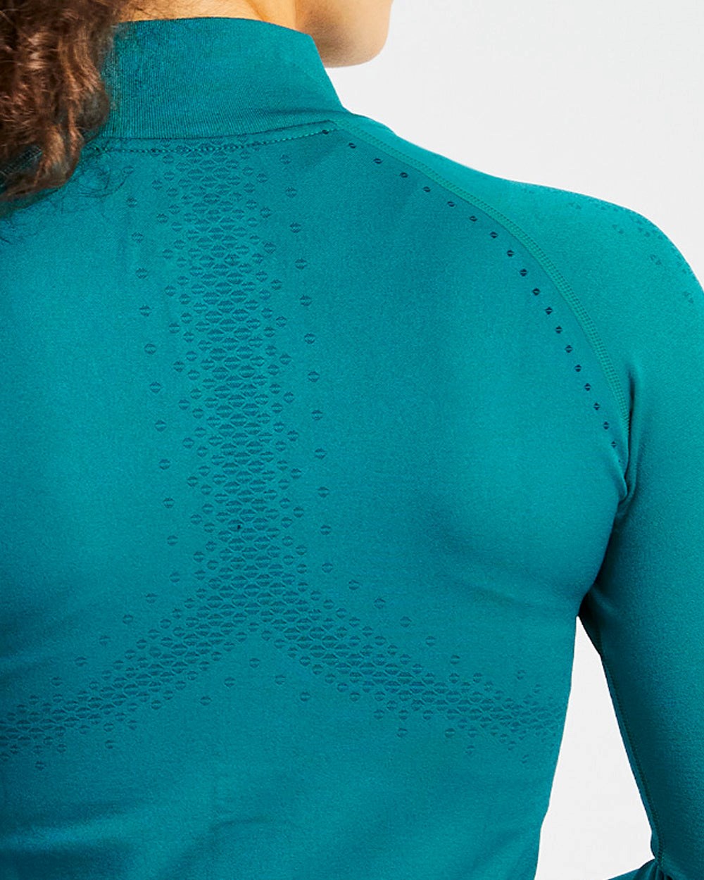 AYBL Ignite Seamless Zip Jacket Hyper Teal | RQDOA3496