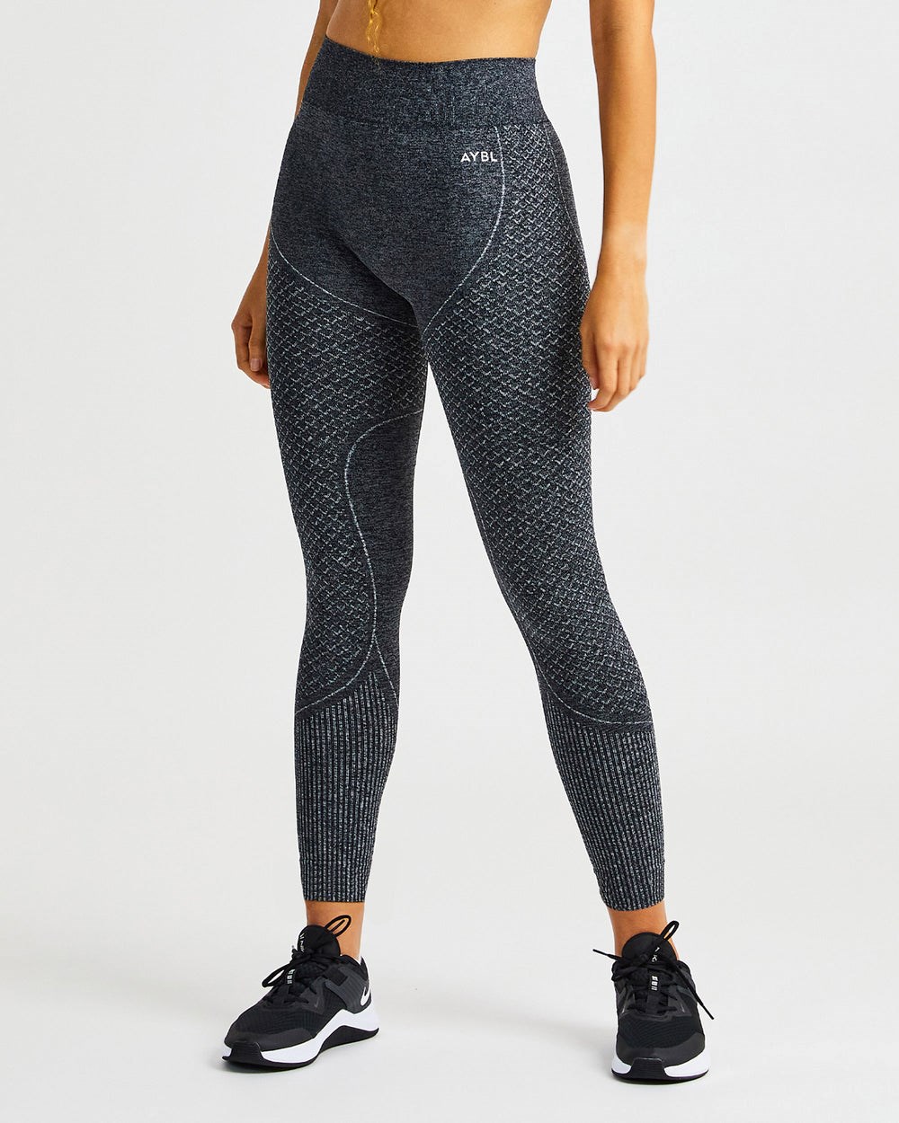 AYBL Impact Seamless Leggings Negras | RKMVA7034