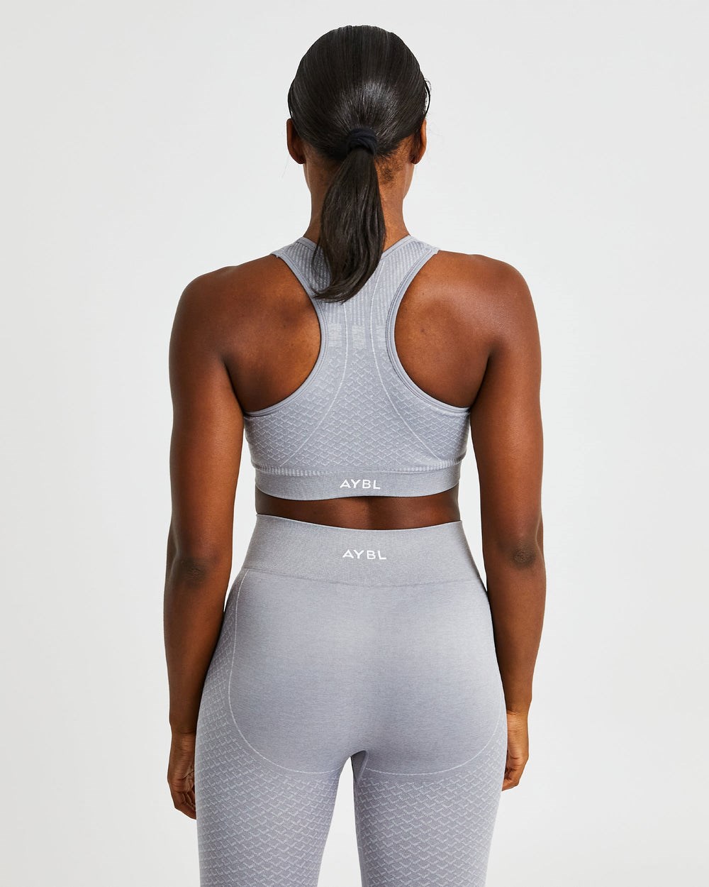 AYBL Impact Seamless Sports Bra Gris | SJPKU8356