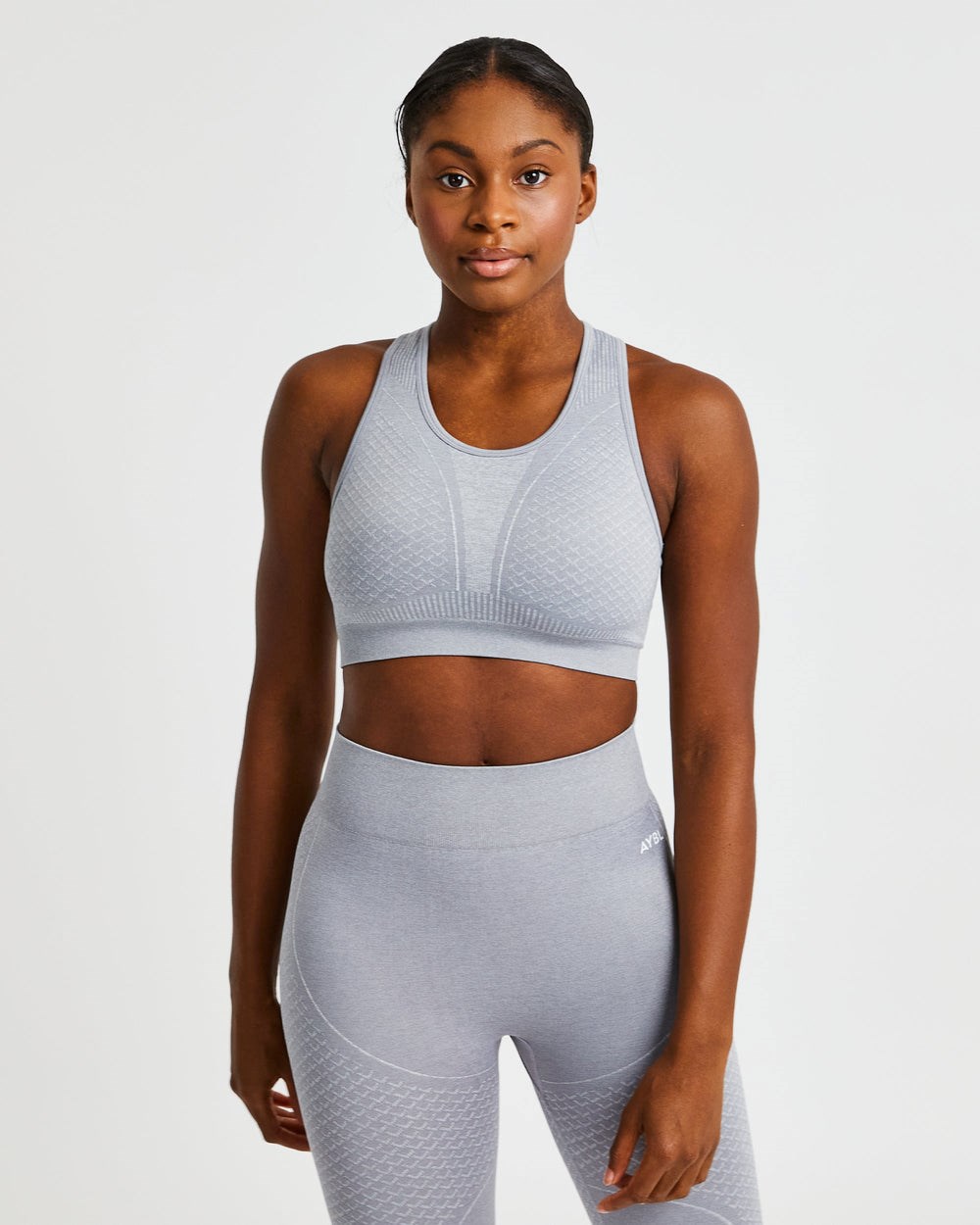 AYBL Impact Seamless Sports Bra Gris | SJPKU8356