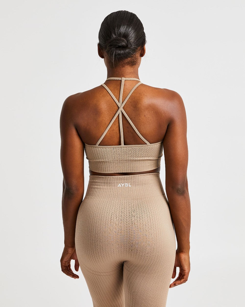 AYBL Luxe Seamless Crop Tank Top Mocha | CFZSW9246