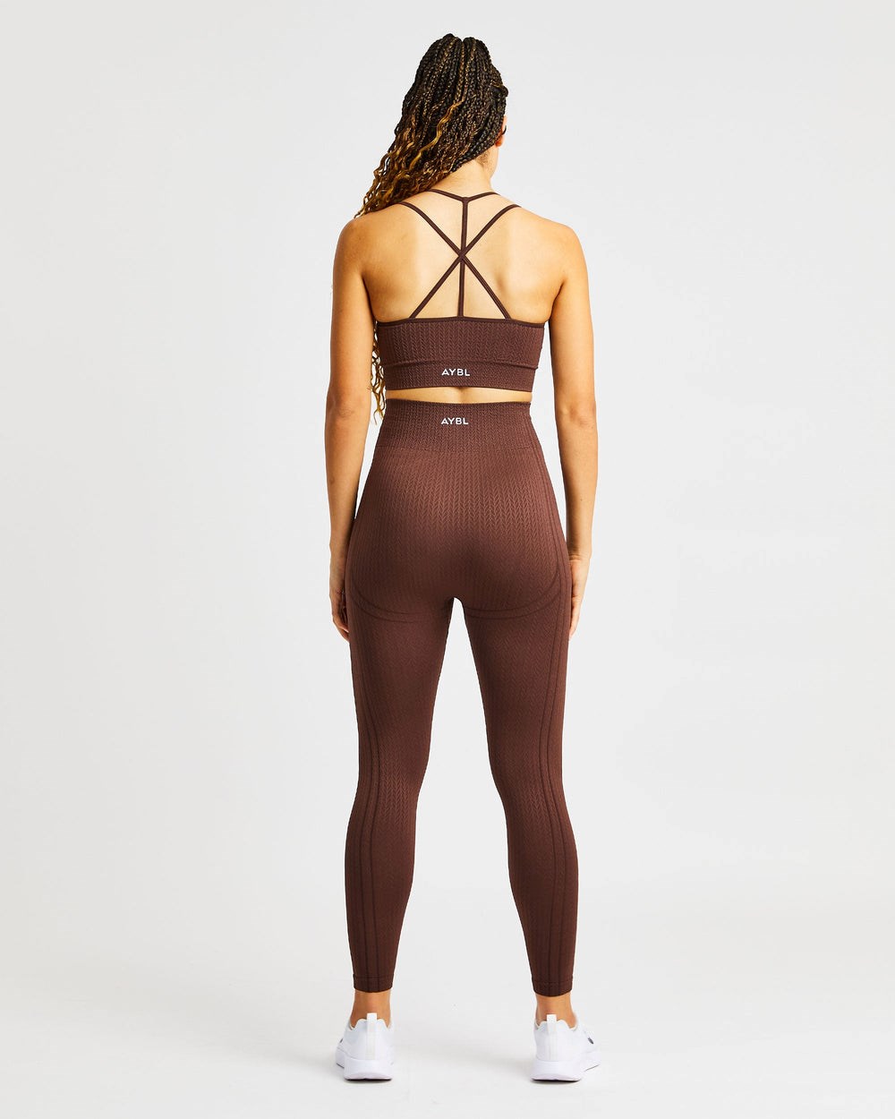 AYBL Luxe Seamless Leggings Marrones | IVRKH9317