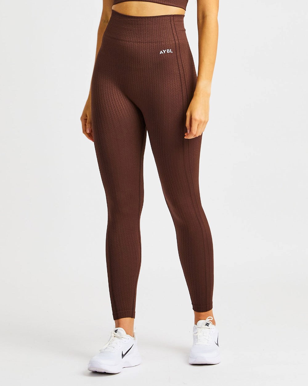 AYBL Luxe Seamless Leggings Marrones | IVRKH9317