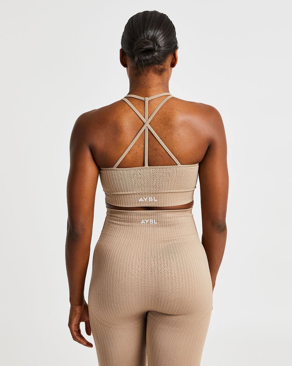 AYBL Luxe Seamless Sports Bra Mocha | UDWRO2073