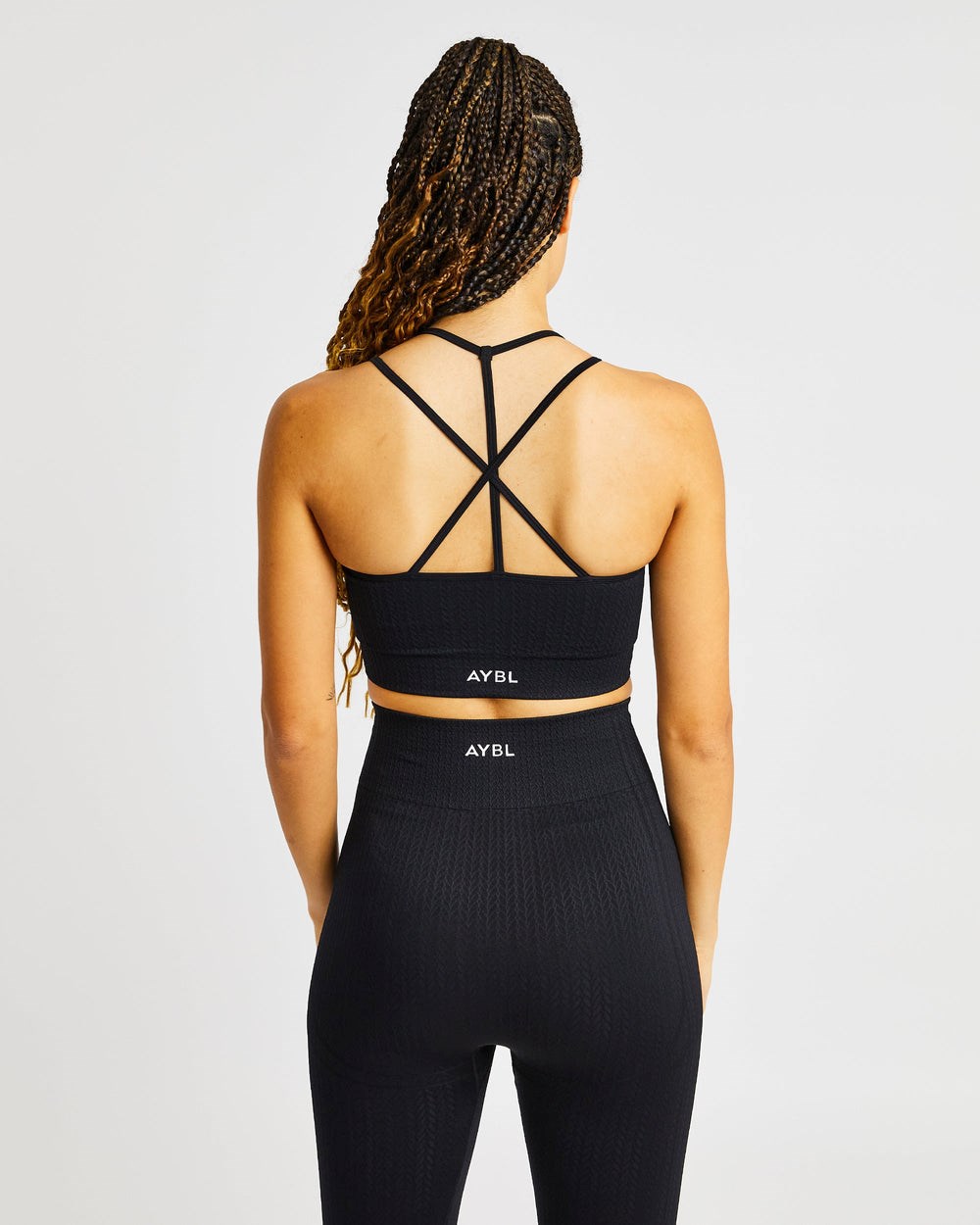 AYBL Luxe Seamless Sports Bra Negras | EGBWP8620