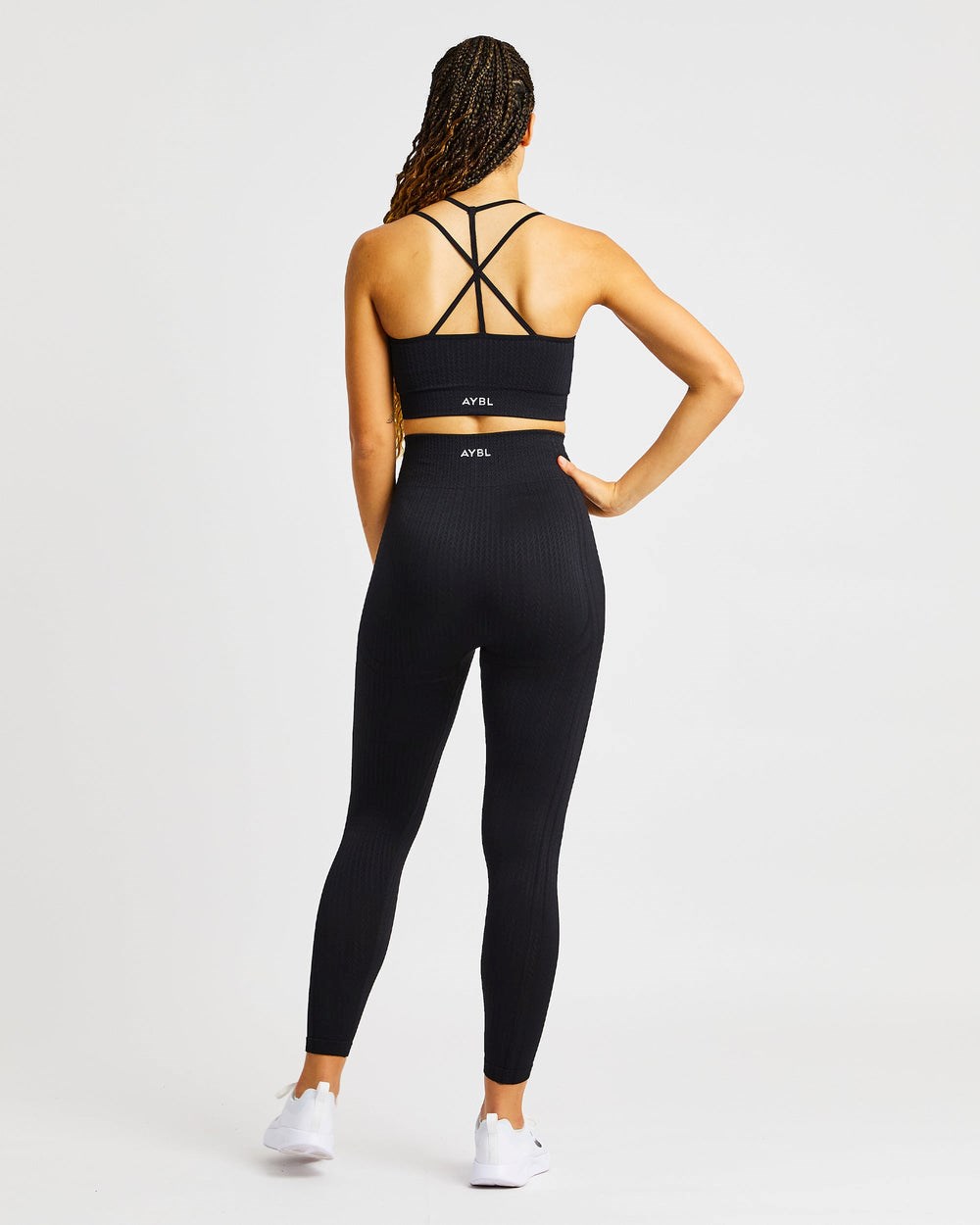 AYBL Luxe Seamless Sports Bra Negras | EGBWP8620