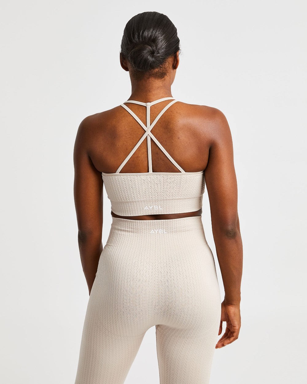 AYBL Luxe Seamless Sports Bra Sand | RBNWL4326