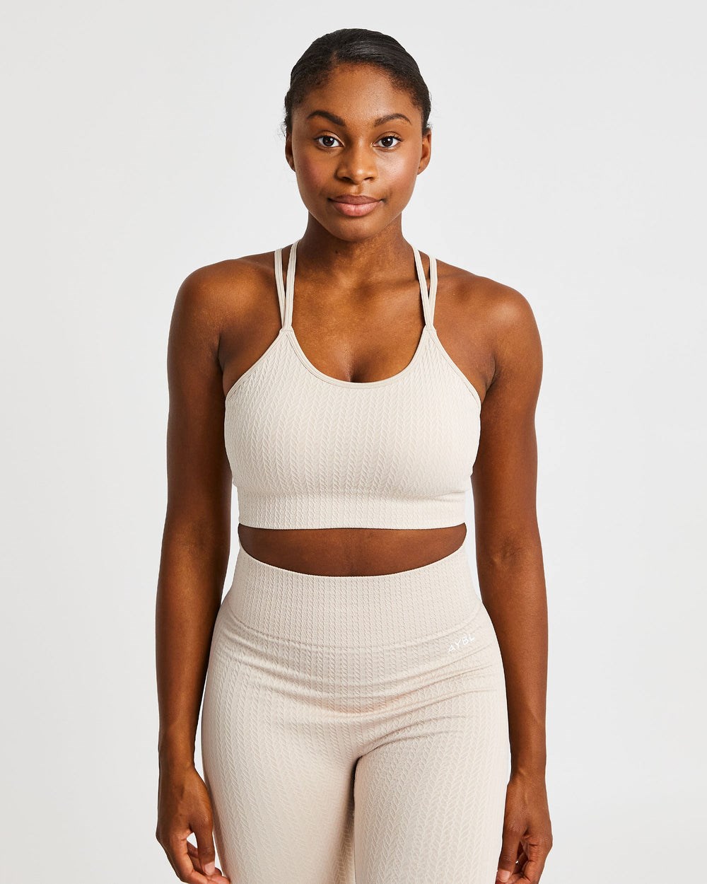 AYBL Luxe Seamless Sports Bra Sand | RBNWL4326