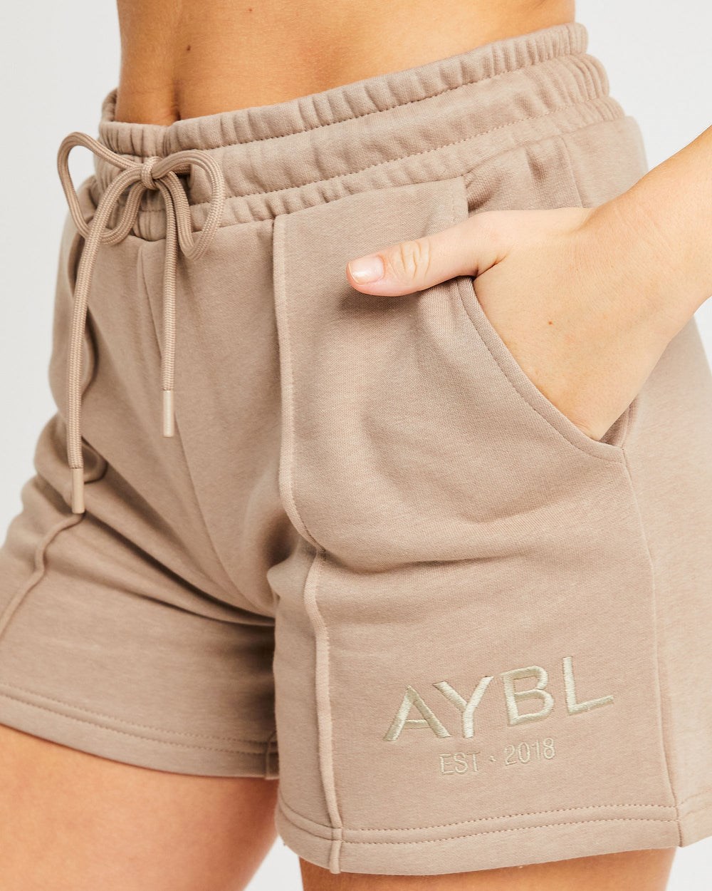 AYBL Luxe Shorts Mocha | SYQRN3645