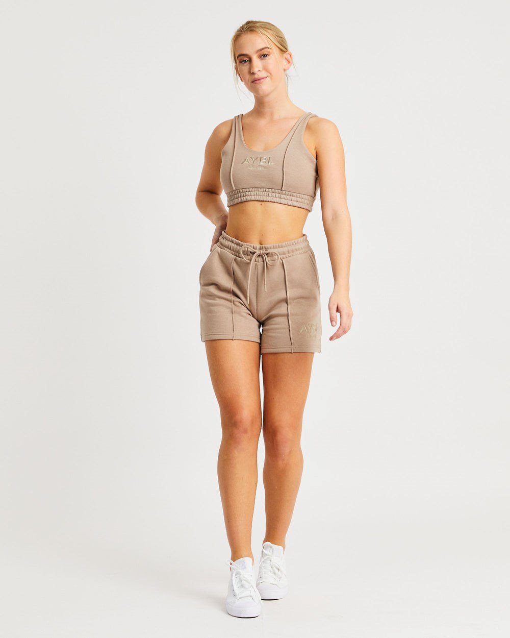 AYBL Luxe Shorts Mocha | SYQRN3645