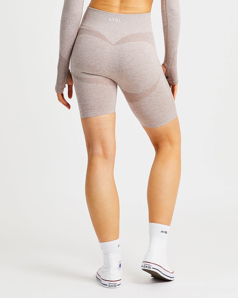 AYBL Motion Seamless Cycling Shorts Beige | IKYPF7689