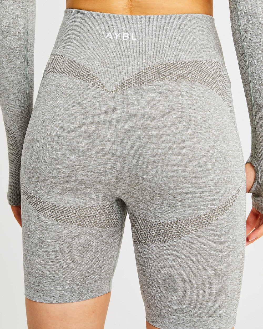 AYBL Motion Seamless Cycling Shorts Kaki | GLQON3107