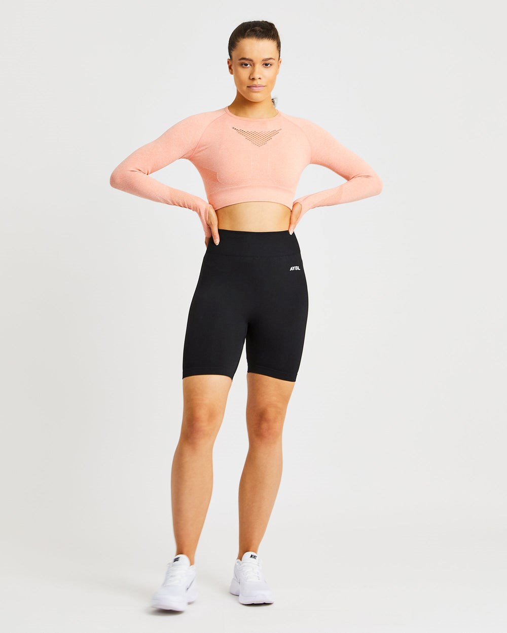 AYBL Motion Seamless Cycling Shorts Negras | PALWQ1308