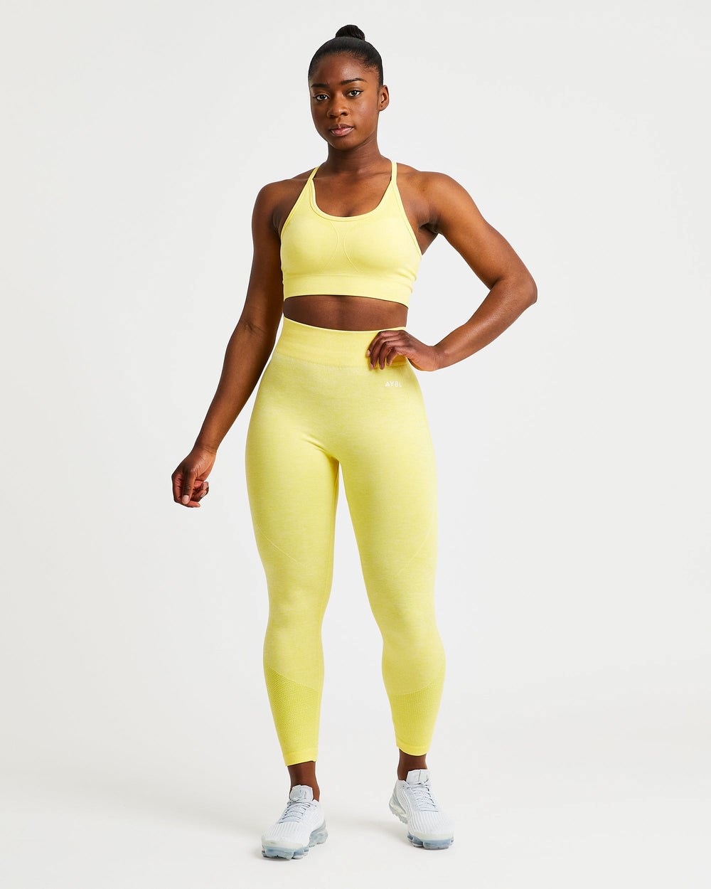 AYBL Motion Seamless Leggings Amarillo | HXRPV4985