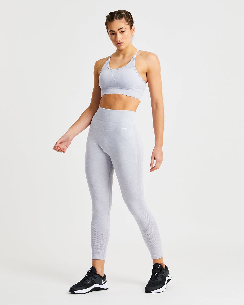 AYBL Motion Seamless Leggings Gris Claro | DTSJH6914