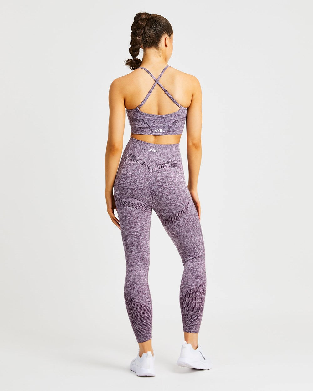 AYBL Motion Seamless Leggings Moradas | SLXAC7342