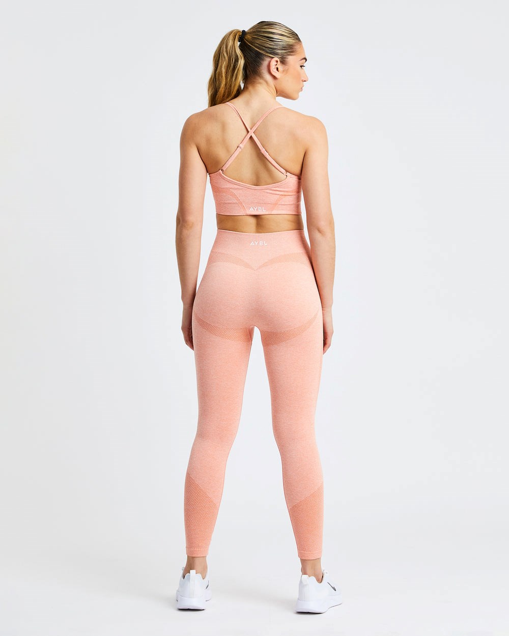 AYBL Motion Seamless Leggings Peach Marl | VXCPY7364