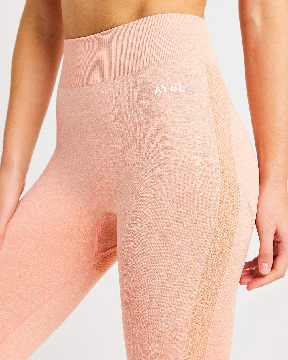 AYBL Motion Seamless Leggings Peach Marl | VXCPY7364