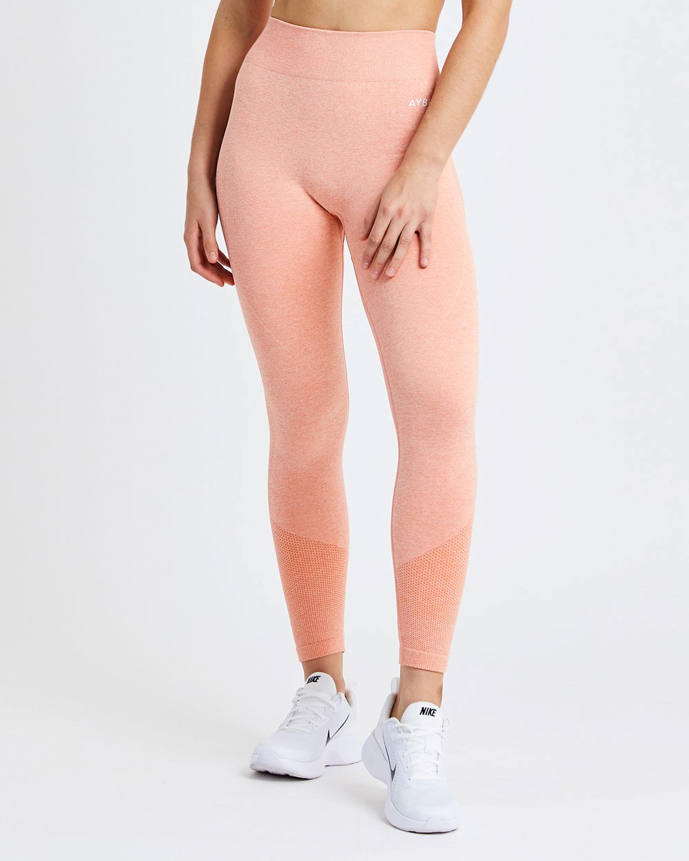 AYBL Motion Seamless Leggings Peach Marl | VXCPY7364