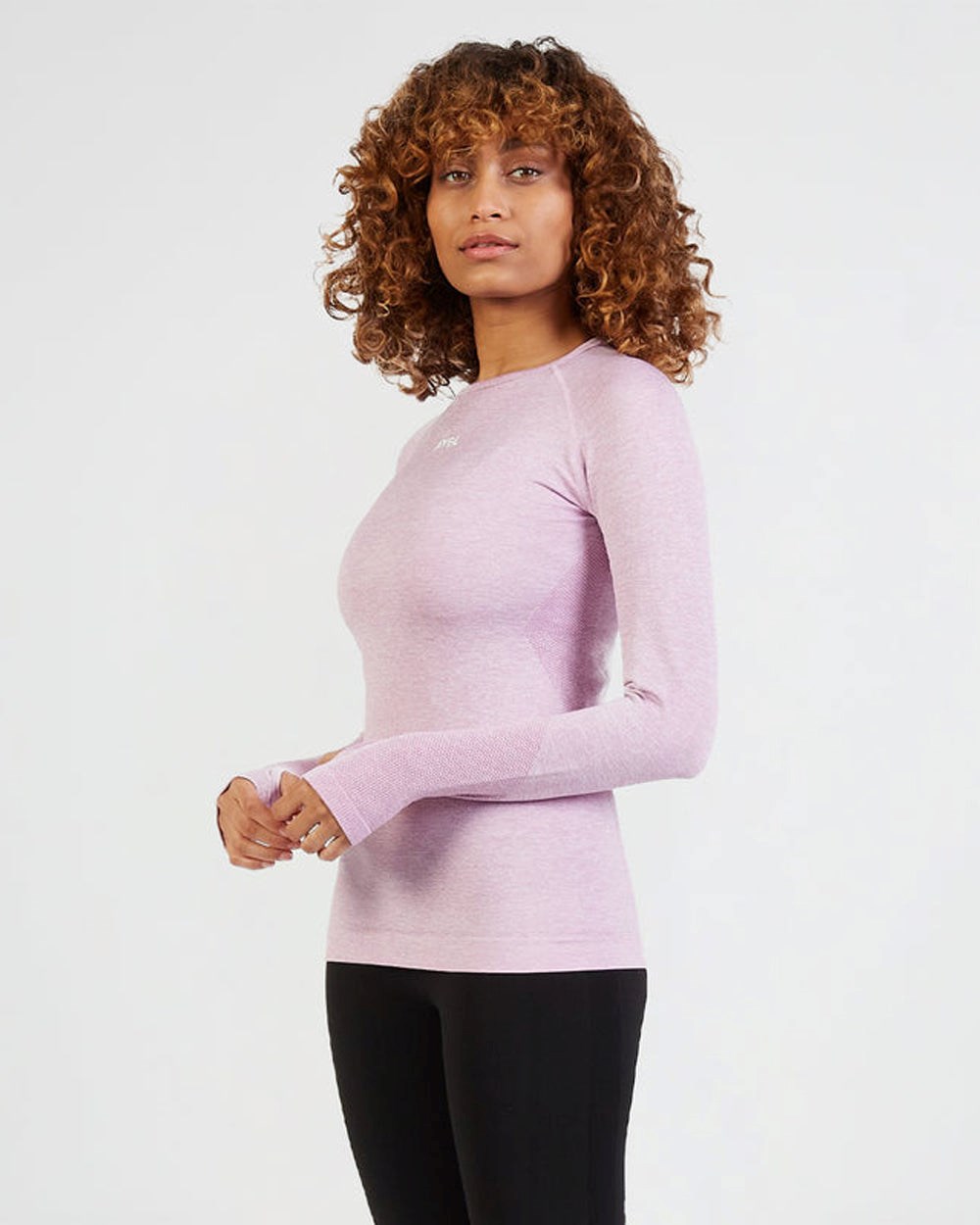 AYBL Motion Seamless Long Sleeve Top Rosas | QUYFS4712