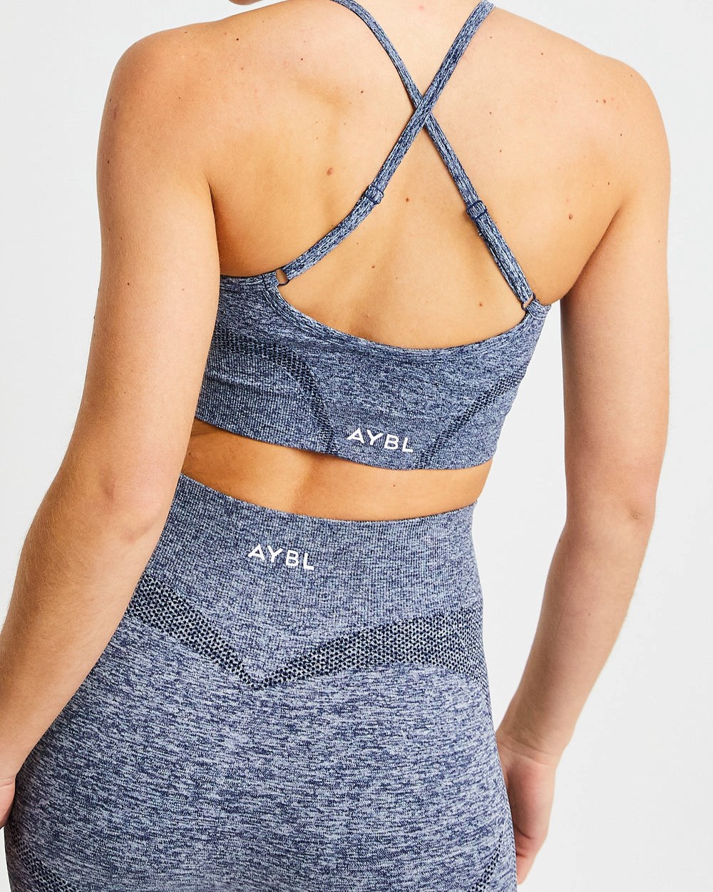 AYBL Motion Seamless Sports Bra Azul Marino | DPBVQ9865