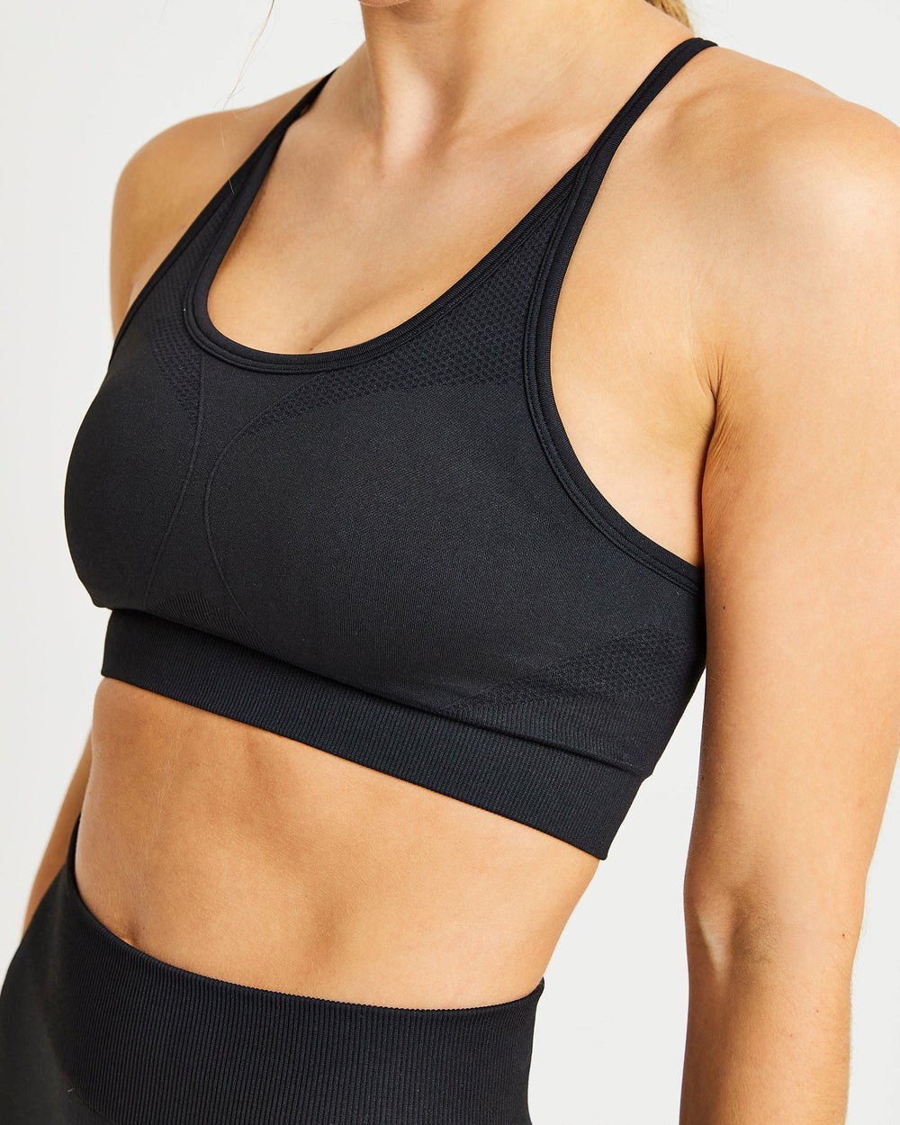 AYBL Motion Seamless Sports Bra Negras | GXRWP8937