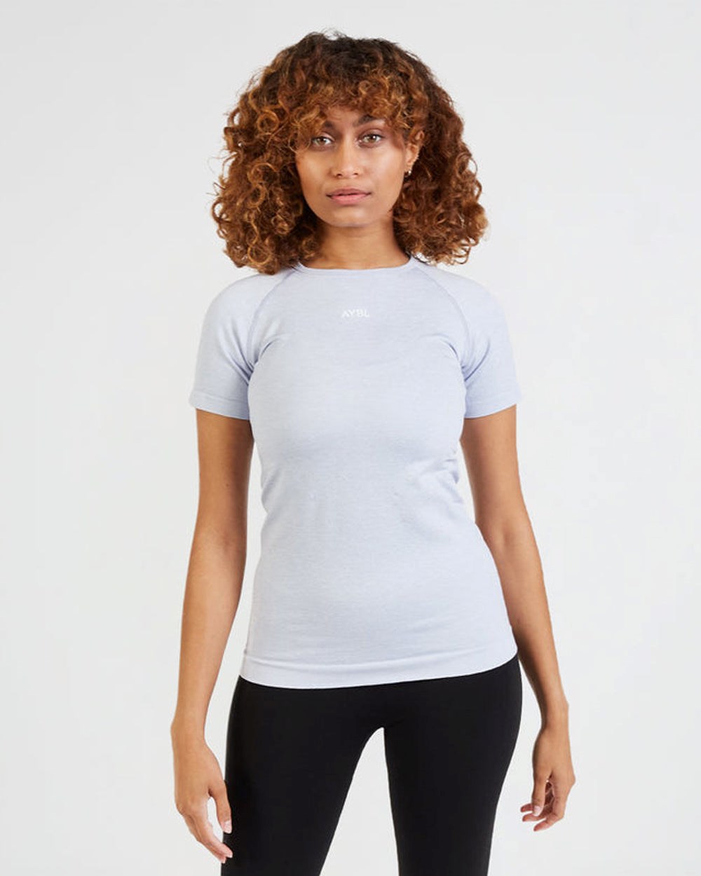 AYBL Motion Seamless T Shirt Azules | CWYOJ3415