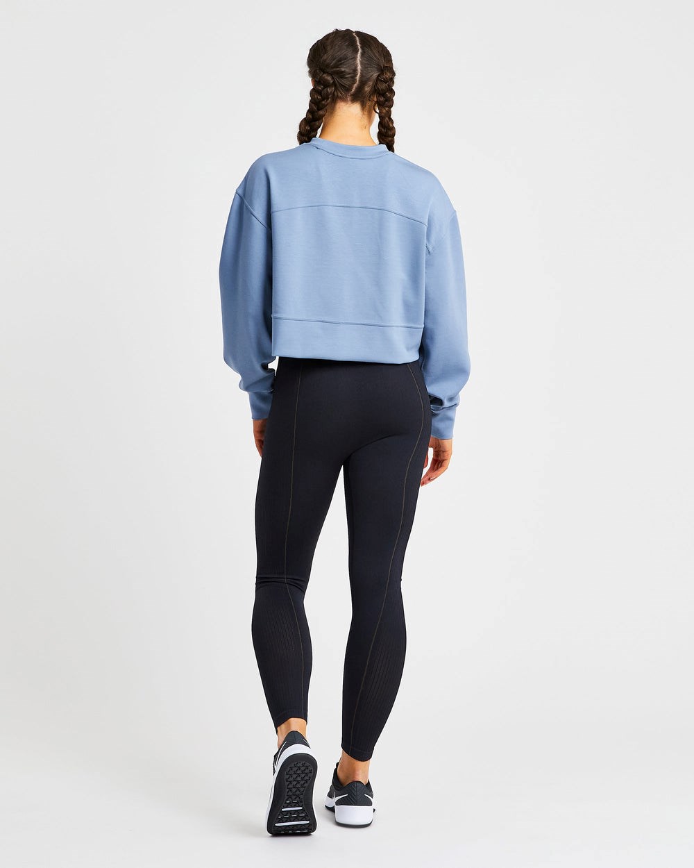 AYBL Oversized Crop Jumper Azules | JCIKP3719