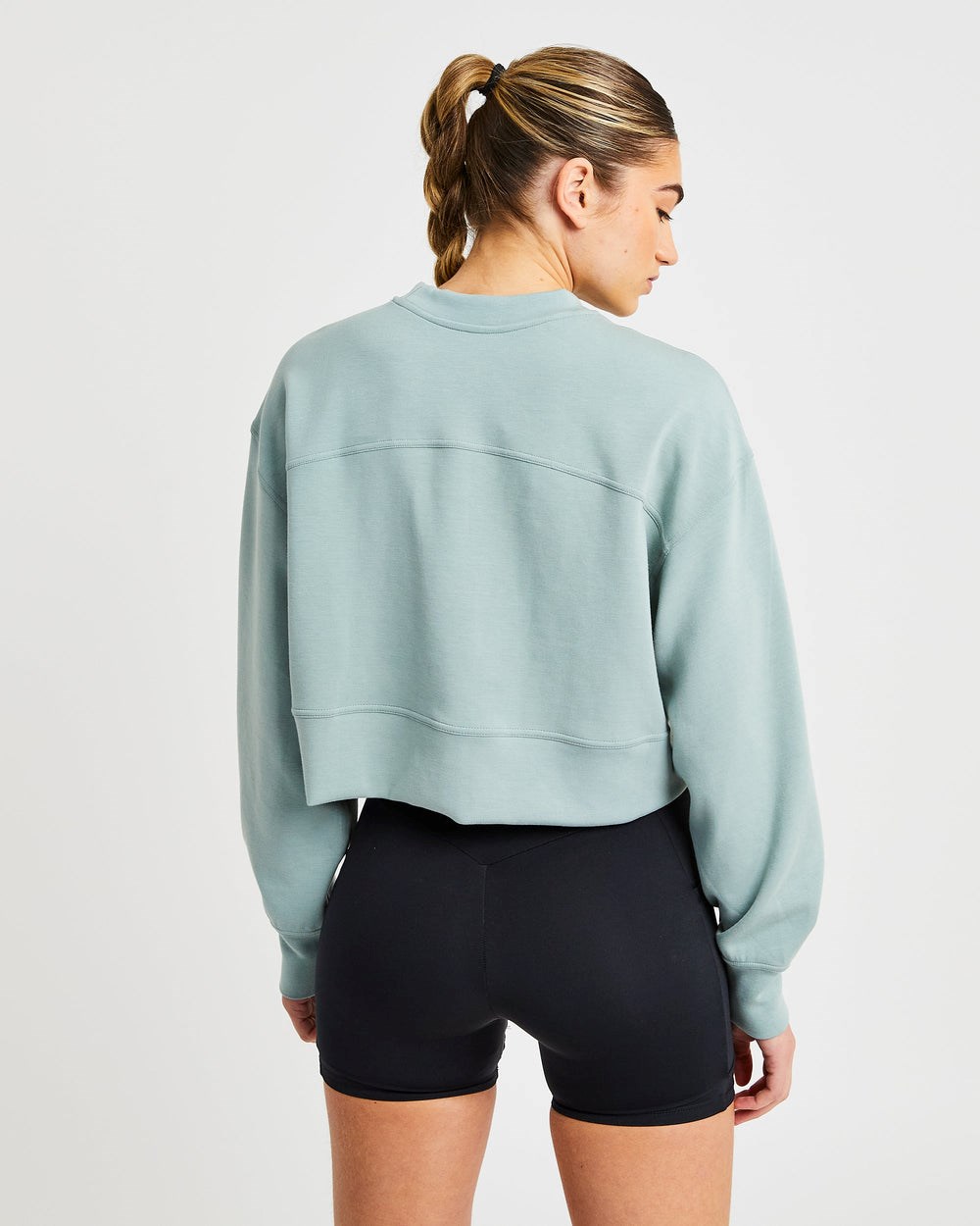 AYBL Oversized Crop Jumper Verde | IXBYN5930