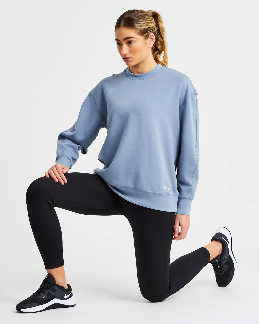 AYBL Oversized Jumper Azules | BHNJF2364