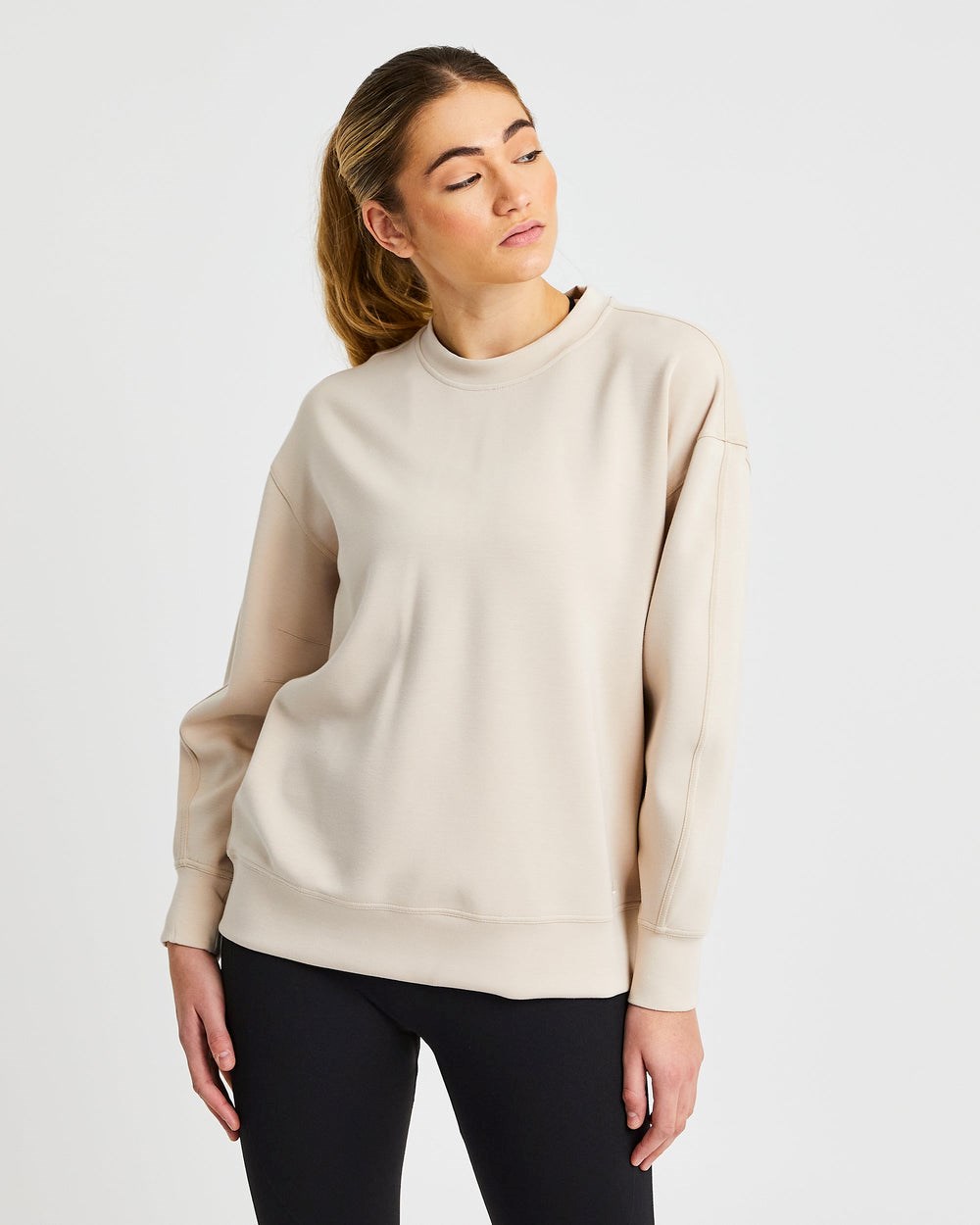 AYBL Oversized Jumper Creme | VXHCP4627