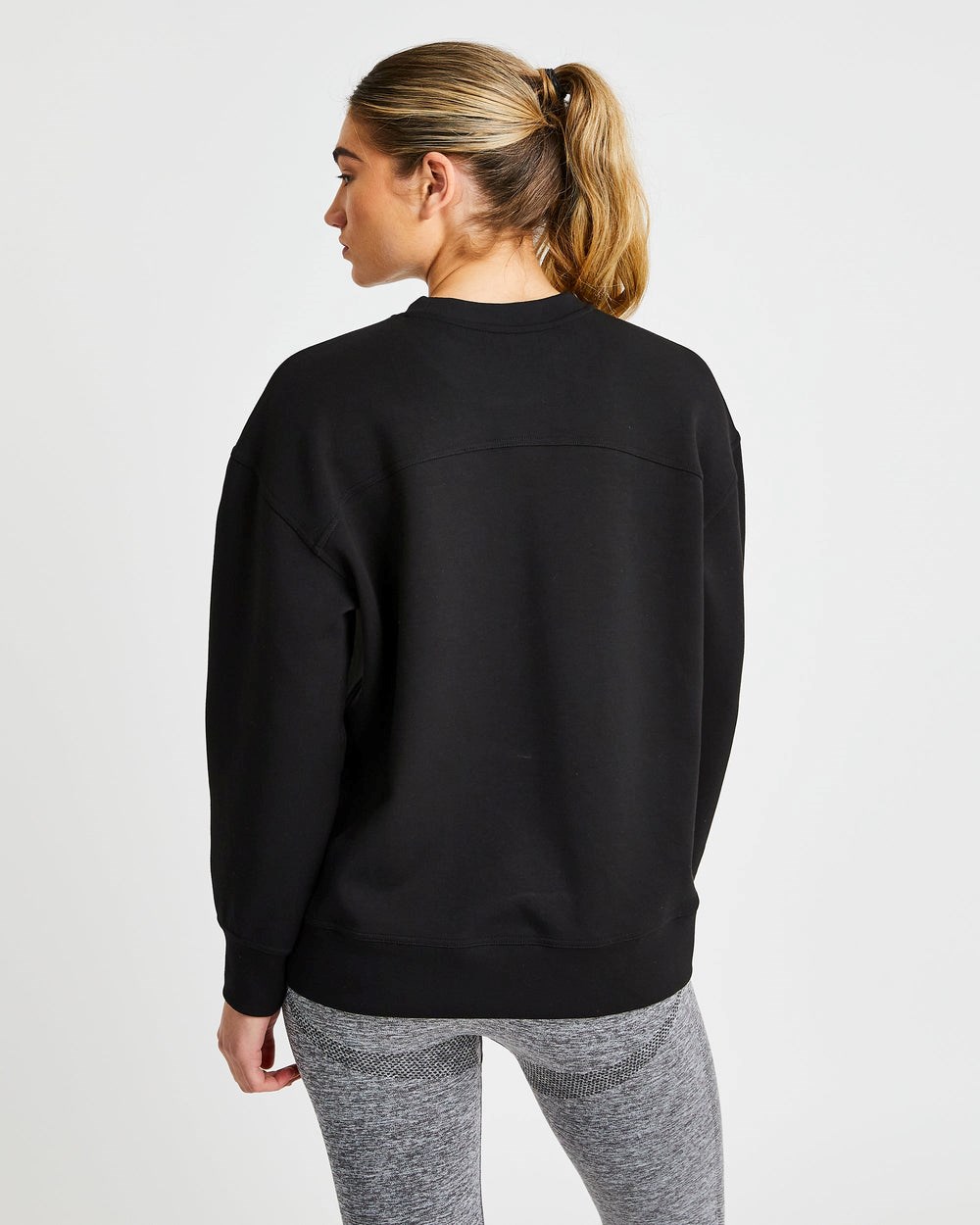 AYBL Oversized Jumper Negras | CUWGR4851