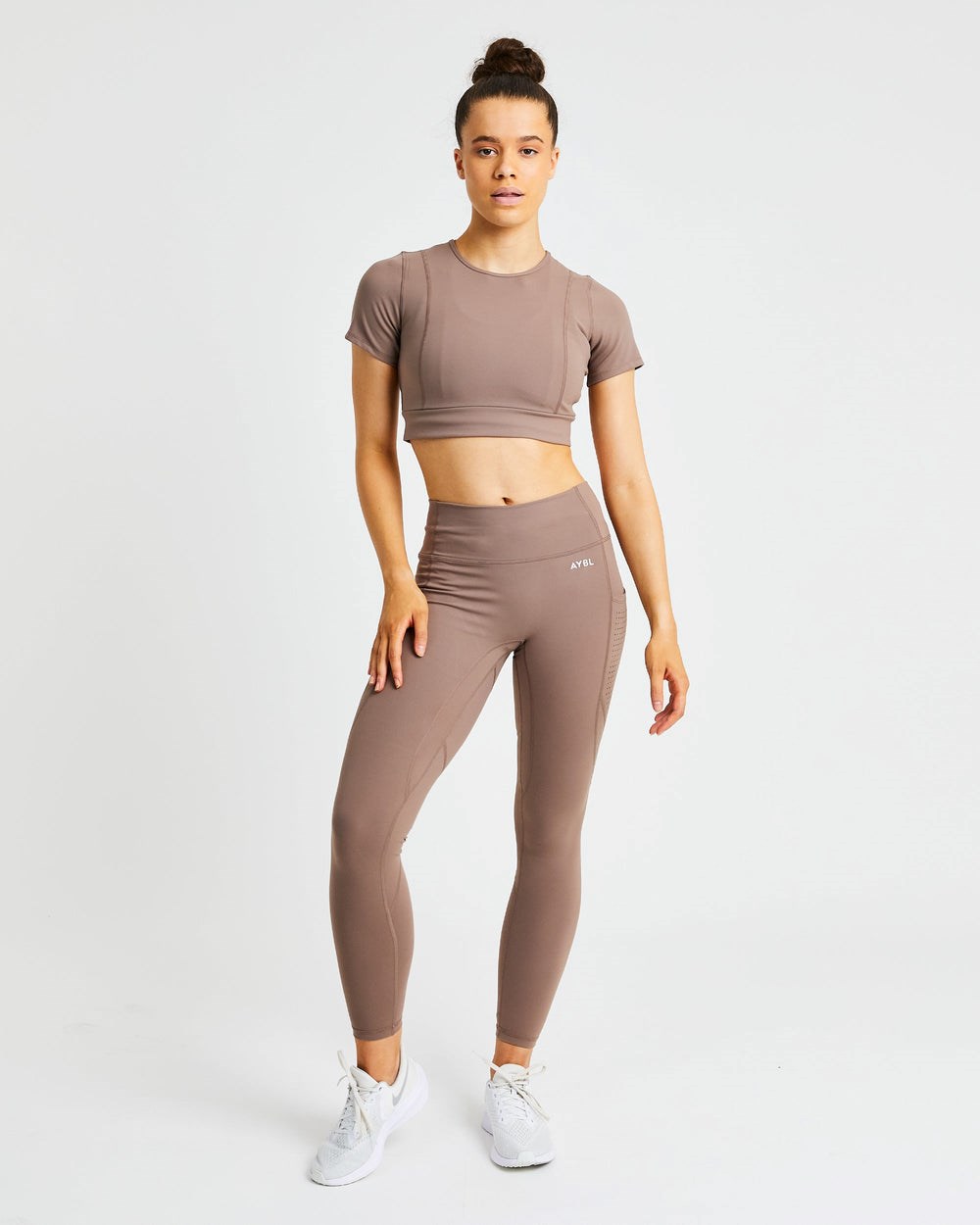 AYBL Pace Crop Top Marrones | FOYDM4865