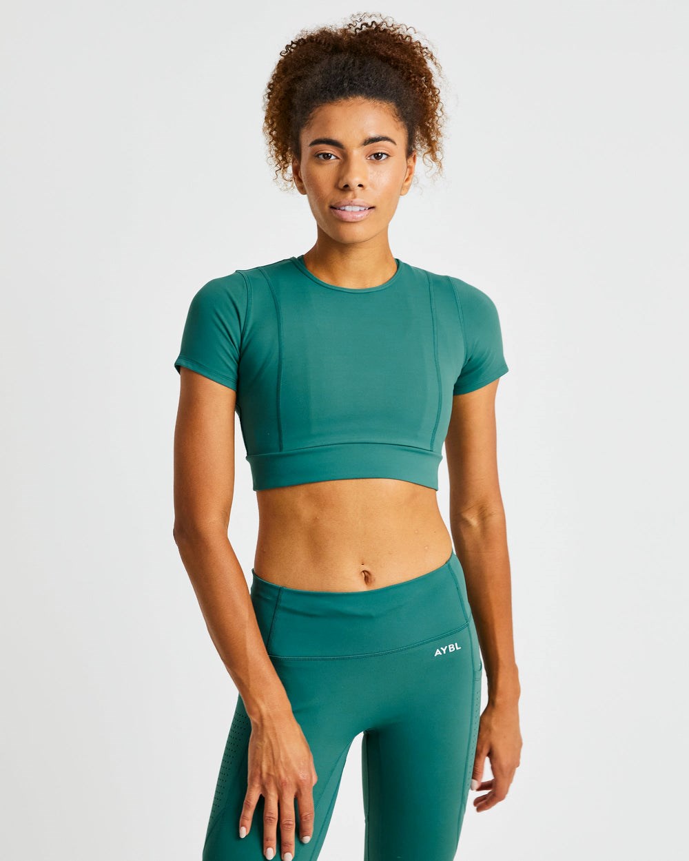 AYBL Pace Crop Top Verde Oscuro | RANDM4903