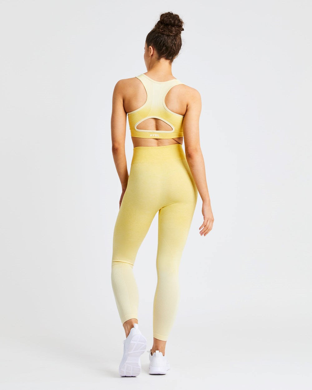 AYBL Pulse Ombré Seamless Leggings Amarillo | ZHTNC5036