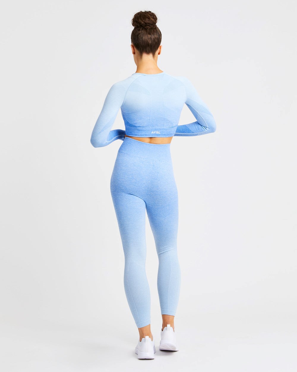 AYBL Pulse Ombré Seamless Leggings Azules | XOIZK8732