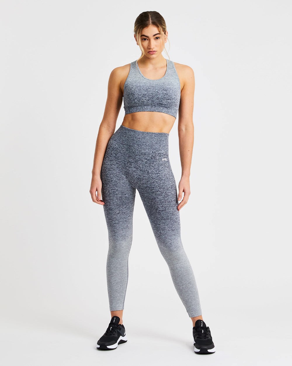 AYBL Pulse Ombré Seamless Leggings Gris | SQKGA3678