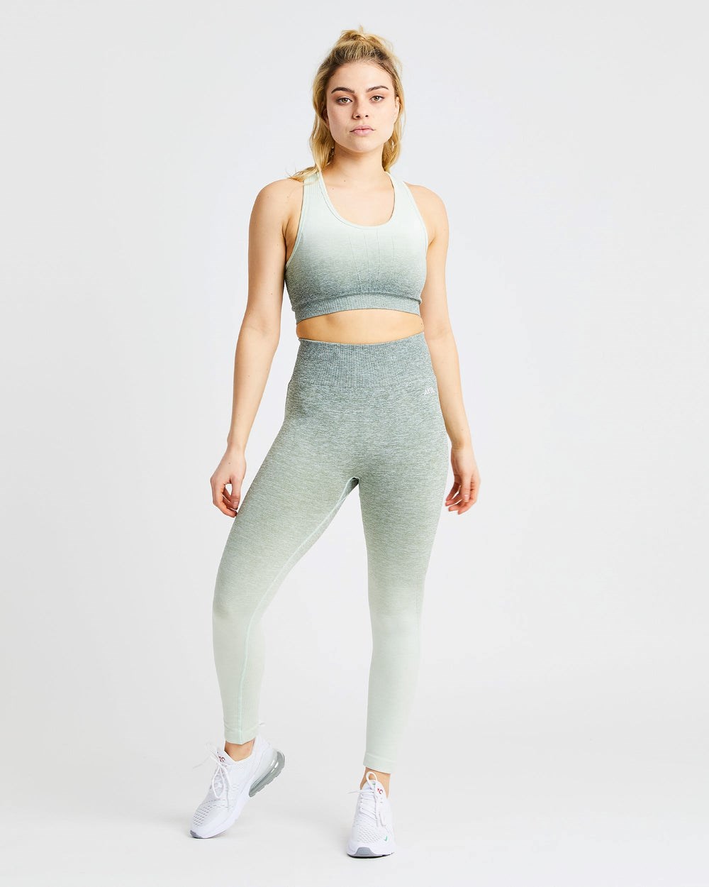 AYBL Pulse Ombré Seamless Leggings Kaki | TCWIN4932