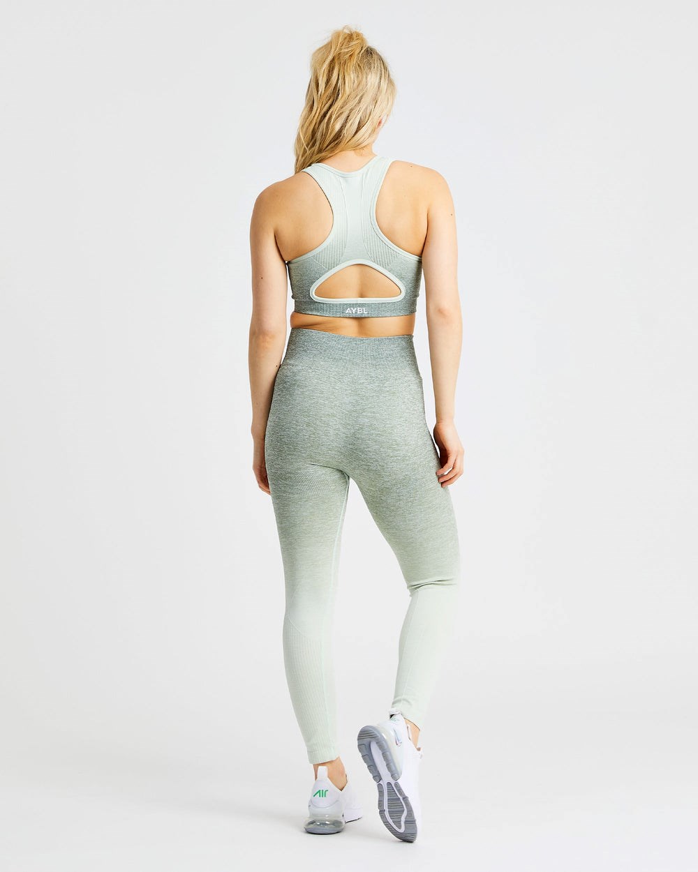 AYBL Pulse Ombré Seamless Leggings Kaki | TCWIN4932