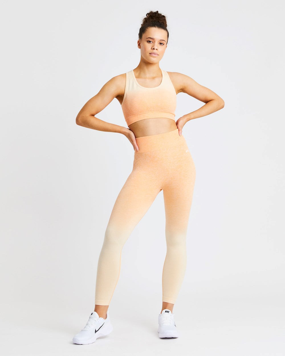 AYBL Pulse Ombré Seamless Leggings Naranjas | IHWYV1879