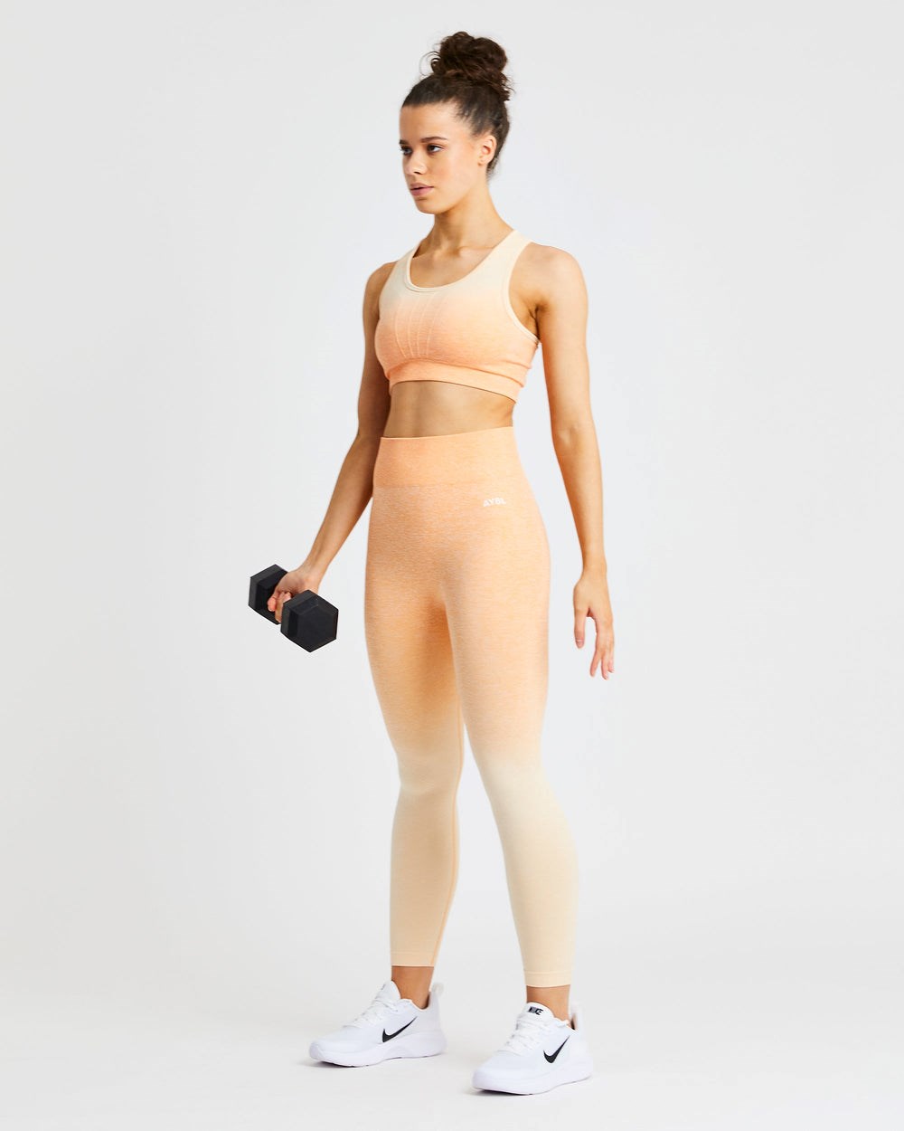 AYBL Pulse Ombré Seamless Leggings Naranjas | IHWYV1879