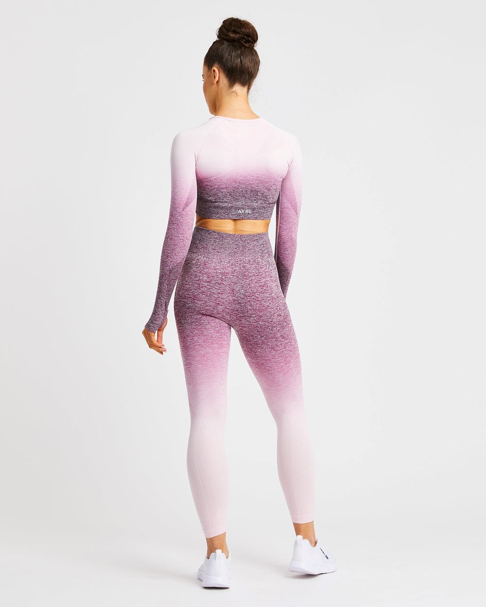 AYBL Pulse Ombré Seamless Leggings Plum | PWFVK2438