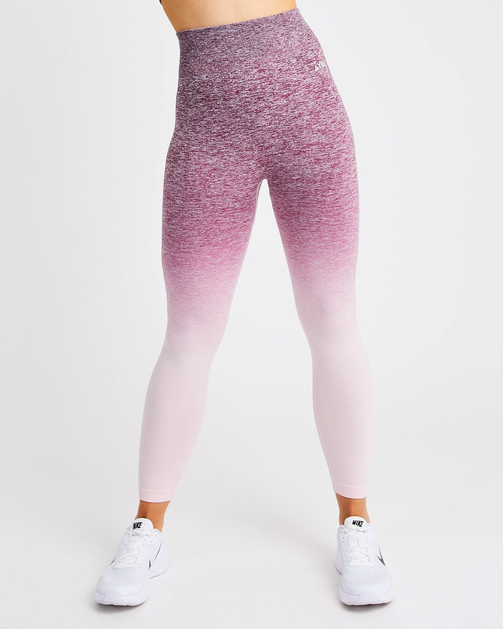 AYBL Pulse Ombré Seamless Leggings Plum | PWFVK2438