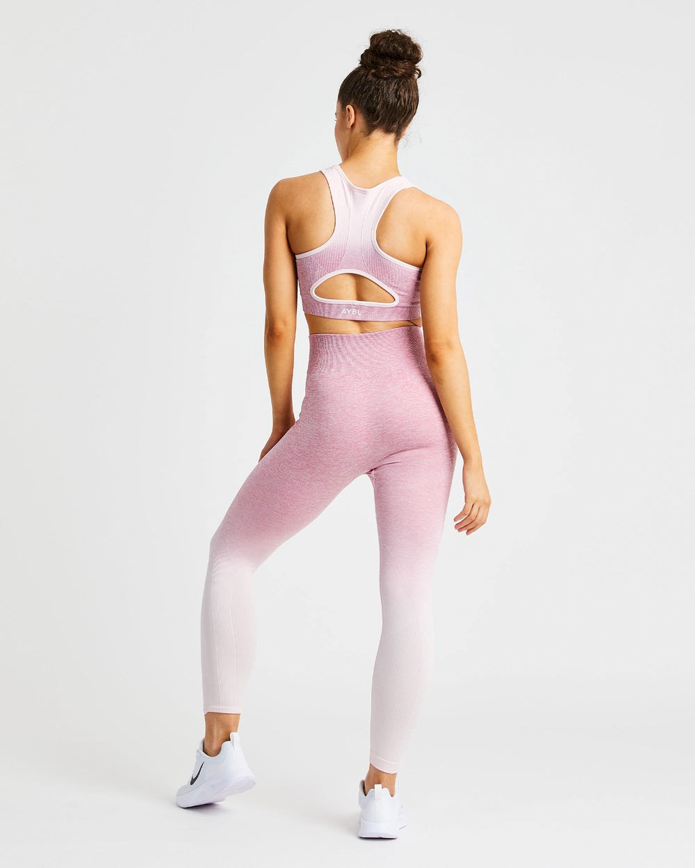 AYBL Pulse Ombré Seamless Leggings Rosas | YSZQP0521