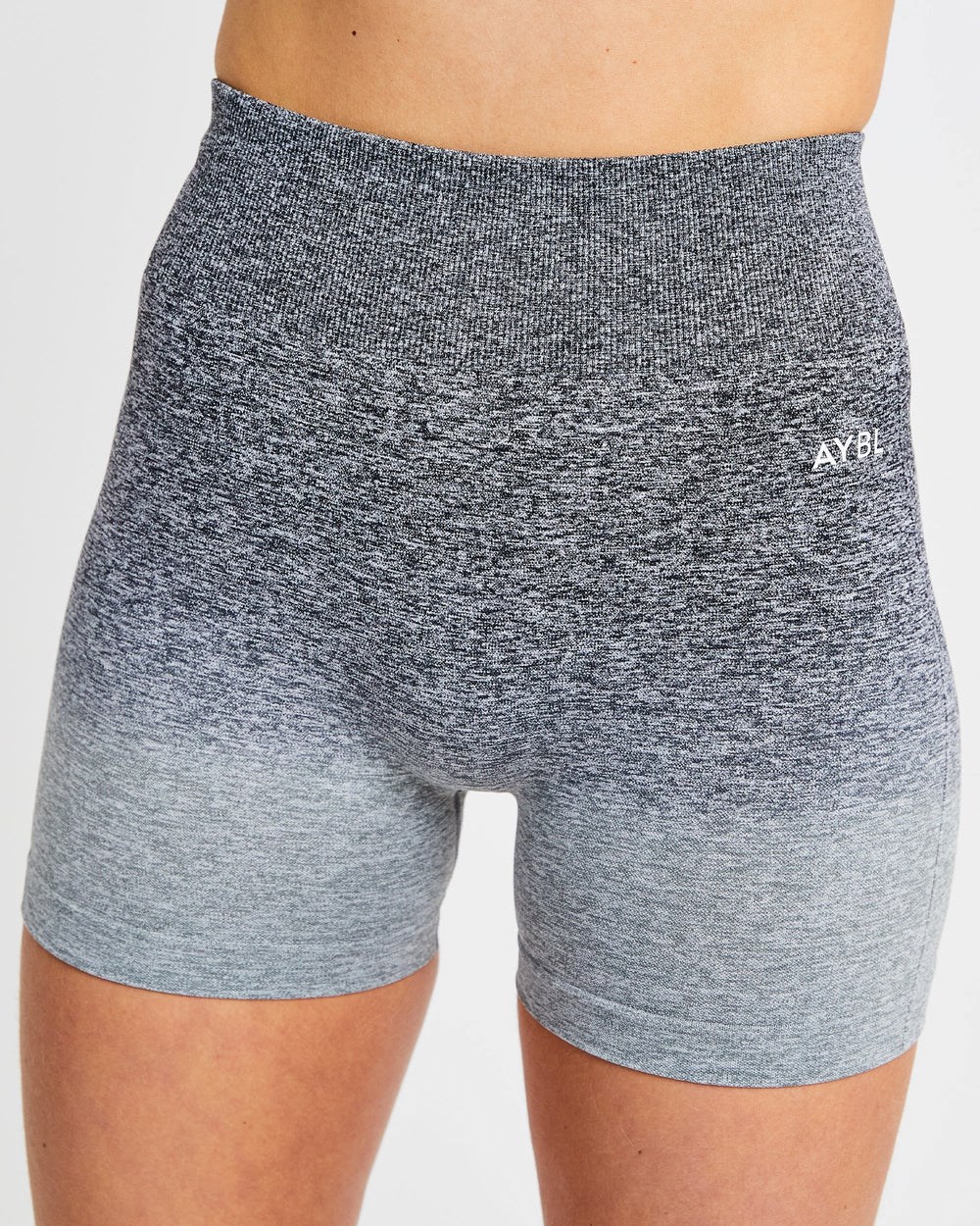 AYBL Pulse Ombré Seamless Shorts Gris | JNYLV2946