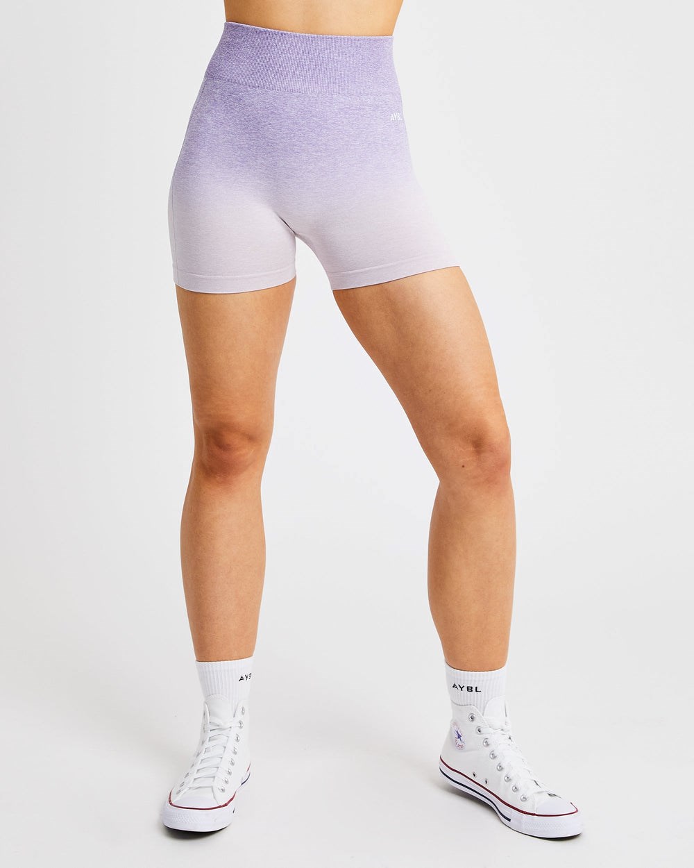 AYBL Pulse Ombré Seamless Shorts Lilac | EWZRF4650