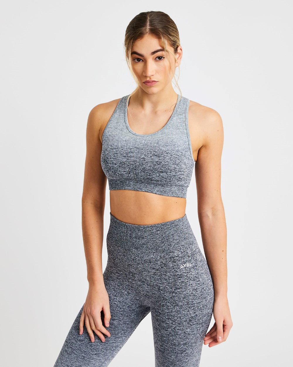 AYBL Pulse Ombré Seamless Sports Bra Gris | HAPBN1835