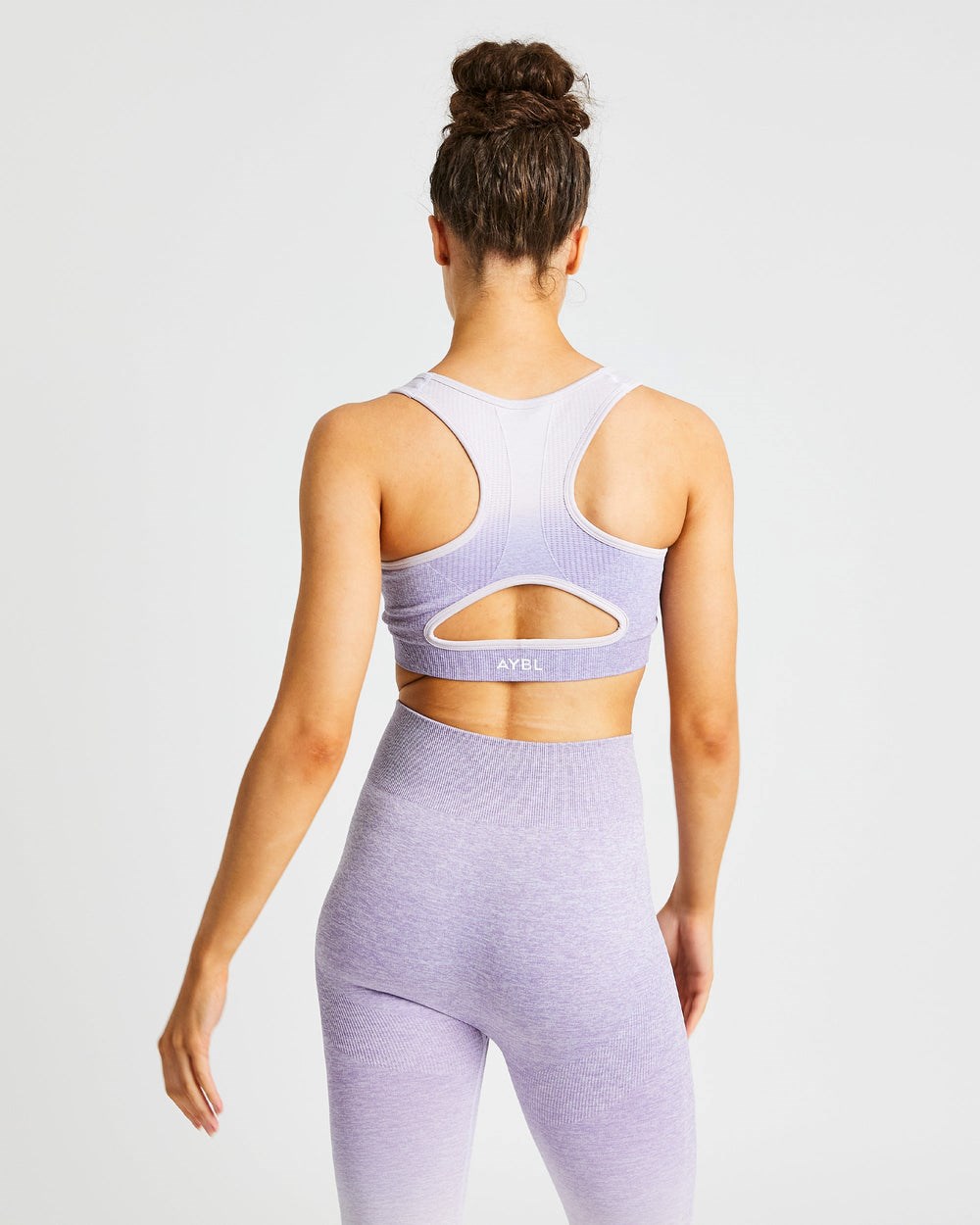 AYBL Pulse Ombré Seamless Sports Bra Lilac | OLGBY0329