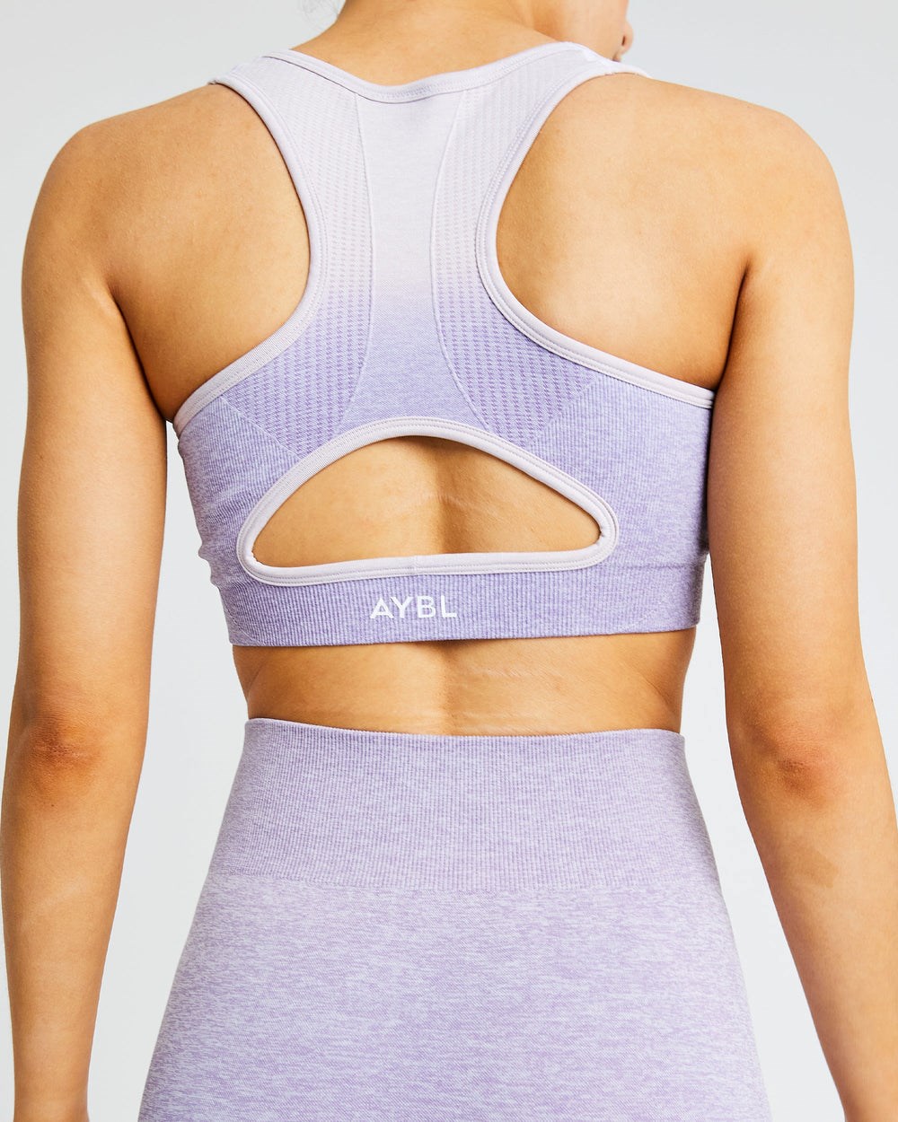 AYBL Pulse Ombré Seamless Sports Bra Lilac | OLGBY0329